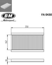 BM FA0430 (1585195 / FA0430) фильтр салонный