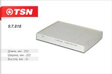 TSN 9.7.818 (971333J100 / 97818 / 97818_TS1) фильтр салона