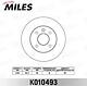 MILES K010493 (K010493) диск тормозной задний Opel (Опель) Astra (Астра) 98- / Meriva (Мерива) 03-10 (trw df4050) k010493