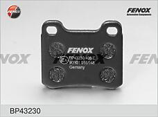 FENOX BP43230 (0004200120 / 0004208820 / 0004209020) колодки тормозные дисковые | зад прав / лев |