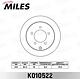 MILES K010522 (K010522) диск тормозной задний d262мм. Mitsubishi (Мицубиси) Lancer (Лансер) 08- (trw df4973) k010522