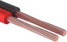 REXANT 01-6104-3  кабель акустический 2х0.75мм2, красно-черный, бухта 100м\