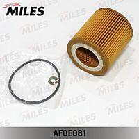 MILES AFOE081 (AFOE081) фильтр масляный (вставка) BMW (БМВ) e90 / e60 / x5 (e70) / x6 (e71) 2.0-3.0 04- (filtron oe649 / 9, mann hu816x) afoe081