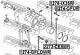 FEBEST 1274-gflowr (1274GFLOWR) втулка направляющая суппорта тормозного заднего  Elantra (Элантра) (hd) 2006-2011