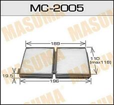 MASUMA MC-2005 (8850822020 / 8850830020) фильтр салона\Toyota (Тойота) mark2 / chaser / cresta 2.0l 92-96