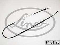 LINEX 14.01.95 (46819335) трос стояночного тормоза лев fiat: stilo all models - rear (lh / sx)