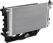 LUZAR LRK1853 (LRK1853) блок охлаждения (радиатор+конденсер+вентилятор) для а / м VW Polo (Поло) (10-) lrk1853