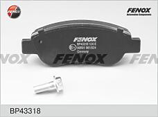 FENOX BP43318 (BP43318) колодки дисковые передние\ Citroen (Ситроен) c1, Peugeot (Пежо) 107, Toyota (Тойота) aygo 1.0 / 1.4hdi 05>