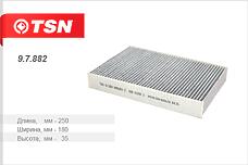 TSN 9.7.882 (97882 / 97882_TS1) фильтр салонаугольный\Nissan (Ниссан) qashqai 1.5dci 14>