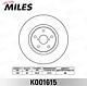 MILES K001615 (K001615) диск тормозной передний Subaru (Субару) tribeca 05- (trw df4930s) k001615