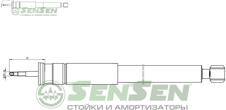 SENSEN 32120026 (A2103200430) амортизатор Mercedes (Мерседес) w210 (avantgarde) пер.. кроме ads