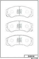 MK KASHIYAMA D4031M (1605017 / 1605848 / 1605852) колодки дисковые п.\ Opel (Опель) Monterey (Монтерей) 3.2i / 3.1td 91>