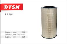TSN 9.1.210 (108036 / 12151 / 12189925) фильтр возд.\ man, iveco