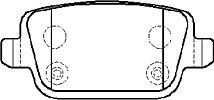 CTR CKF-71 (1439867 / 1459408 / 1477803) колодки тормозные дисковые задние Ford (Форд) Mondeo (Мондео) IV / kuga / Galaxy (Галакси) 2.0-2.5 / 1.8tdci 06 (нов арт gk0216) ckf-71