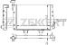 ZEKKERT mk-1502 (21070130101250) радиатор охлаждения двигателя Lada (Лада) 2104 85- 2105 81- 2107 83-