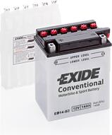 EXIDE EB14-B2  аккумуляторная батарея рус 14ah 200a 136 / 91 / 167 moto\