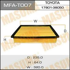 MASUMA MFA-T007 (178010L040 / 1780138050 / 1780138051) фильтр возд. Toyota (Тойота) Land Cruiser (Ленд Крузер) prado / 4runner 4,0 09->