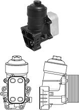 LUZAR loc-1809 (LOC1809) радиатор масл. в сборе (теплообменник) для а / м VW Tiguan (Тигуан) (08-) / Transporter (Транспортер) (10-) 1.6d / 2.0d (loс 1809