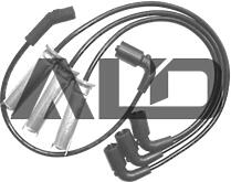 ALD A06007  комплект проводов зажигания (черный силикон), Daewoo (Дэу) kalos 1.4 02> / Lanos (Ланос) 1.4 / 1.5 8v 97>