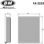 BM FA2223 (FA2223) фильтр воздушный