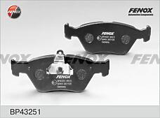 FENOX BP43251 (1605003 / 1605855 / 4467049) колодки дисковые передние\ Opel (Опель) omegab 2.0 &16v 94-00 / calibra 2.0t 4x4 / 2.5 92-95