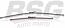 BSG BSG65-992-006 (BSG65992006) комплект щеток стеклоочистителя лобового стекла / Opel (Опель) corsa-d 07~