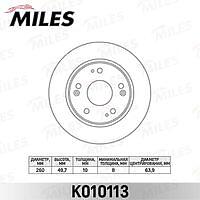MILES K010113 (K010113) диск тормозной задний Honda (Хонда) Accord (Аккорд) 2.0-2.4 03- (trw df4428) k010113