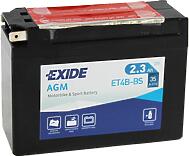 EXIDE ET4B-BS  аккумуляторная батарея 2.3ah 30a