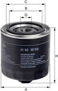 HENGST H17WK03 (1318695 / 13186952471397984903 / 247139) фильтр топливный