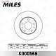 MILES K000566 (K000566) диск тормозной передний d300мм Citroen (Ситроен) Jumper (Джампер) / Fiat (Фиат) Ducato (Дукато) / Peugeot (Пежо) Boxer (Боксер) 06-(trw df4751s) k000566