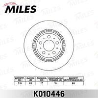 MILES K010446 (K010446) диск тормозной задний Volvo (Вольво) xc90 02- (trw df4338) k010446