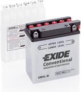 EXIDE EB5L-B  аккумуляторная батарея евро 5ah 65a 120 / 60 / 130 moto сухозар. с упаков. электролита\