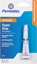 PERMATEX 82190  клей суперклей super glue для металла, пластика, резины, винила, бумаги, картона, 2 гр