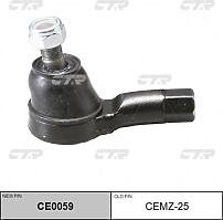 CTR CEMZ-25 (0C20132280A
 / 0C20132280A / 11805) наконечник рулевой тяги