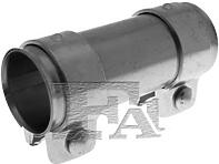 FA1 004-854  соединитель (нержав. сталь) 55 / 58.5x90 мм stainless steel 430 + ms clamp + 10.9 bolt