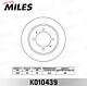 MILES K010439 (K010439) диск тормозной задний Mitsubishi (Мицубиси) Carisma (Каризма) 9503 r14 / Volvo (Вольво) s40 / v40 9503 (trw df2784) k010439