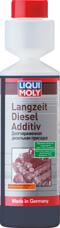 LIQUI MOLY 2355 (1072 / 1200 / 1203) присадка в топливо (дизель) концентрированный очиститель диз.топливной системы langzeit diesel additiv для авто с диз.катализаторами и саж.фильтрами, 250 мл (на250л топлива)