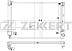 ZEKKERT mk-1542 (160410P180 / 160410P190 / 1604131480) радиатор охлаждения двигателя Lexus (Лексус) rx 350 (u30) 06-