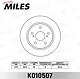 MILES k010507 (K010507) диск тормозной Toyota (Тойота) auris 07- (пр-во великобритания) задний d=270мм.