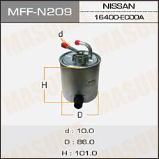 MASUMA MFF-N209 (16400EC00A) фильтр топливный\ Nissan (Ниссан) navara / Pathfinder (Патфайндер) 2.5dci 05>