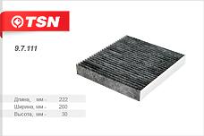 TSN 9.7.111 (272750N025 / 27891BM400 / 27891BM401) фильтр салона угольный\ Nissan (Ниссан) Almera (Альмера) all 00>