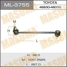 MASUMA ML-3755 (4883006030 / 4883048010) тяга стабилизатора заднего\ Lexus (Лексус) rx 300 97-03