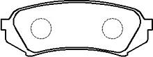 HSB HP5199 (0446660030 / 0446660070 / 0446660100) колодки тормозные дисковые toyota: Land Cruiser (Ленд Крузер) (uzj100) 98.1- lexus: lx470 (uzj100) 98.1-