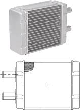 LUZAR LRH 1202 (LRH1202) радиатор отопителя al, 173х168х68мм, ан.103ш-8101060 \ амаз-103 <07