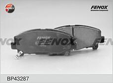 FENOX BP43287 (BP43287) колодки дисковые передние с антискрип. пласт.\ Honda (Хонда) Accord (Аккорд) 2.0 / 2.4 08>