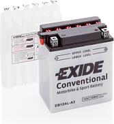 EXIDE EB12AL-A2  аккумуляторная батарея евро 12ah 165a 135 / 80 / 160 moto\