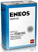 ENEOS 8809478942575  трансмиссионное масло eneos gear oil gl-5 sae 75w-90 (4л)