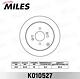 MILES K010527 (K010527) диск тормозной задний  Accent (Акцент) 05- / Getz (Гетц) 02- / i20 08- /  Rio (Рио) II 05- (trw df4803) k010527