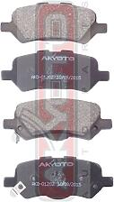 AKYOTO AKD-01202  колодки тормозные дисковые задние