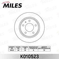 MILES K010523 (K010523) диск тормозной задний Mazda (Мазда) 626 91-02 / premacy 99- (trw df2705) k010523